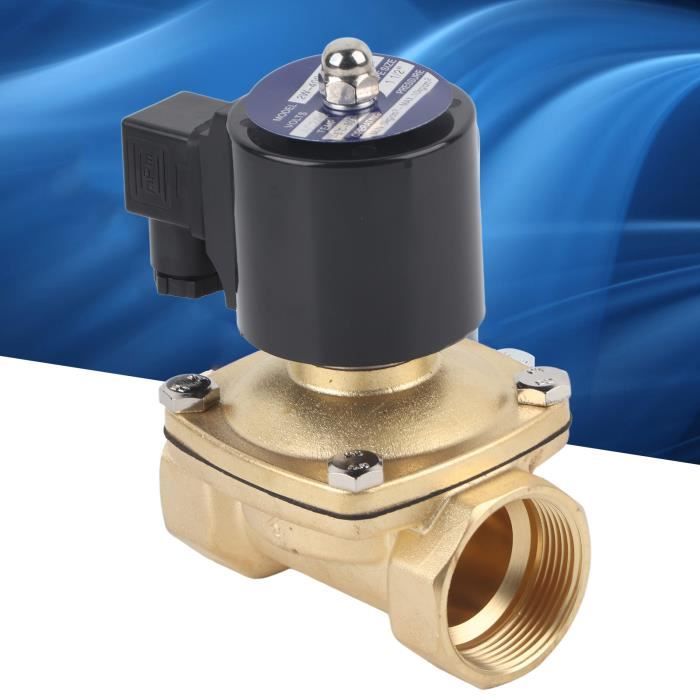Electrovanne électrique en cuivre 2W-400-40 - SURENHAP - Couvercle plus ...