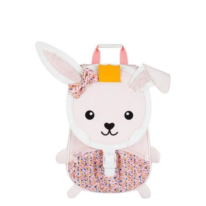 Sac à dos - TANNS - La Lapine - 27 cm - Rose - Mixte - Maternelle Sac à dos - TANNS - La Lapine - 27 cm - Rose - Mixte - Maternelle