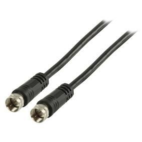 Superbat Câble F 15cm 75Ohm Câble D'Extension RG179 Connecteur F Mâle Vers Mâle Pour Modems TV, Tuners Internet Large Bande, Antennes TV Large Bande Et Numériques(2 Pièces