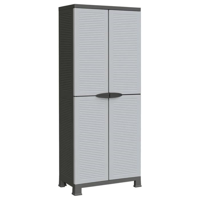 NEUF Armoire en plastique 68x39x171,5 cm AB337901 Bon qualité
