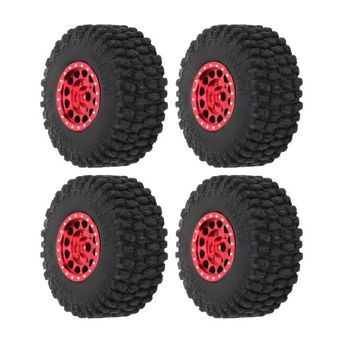 VGEBY1 4 Pneus En Caoutchouc Haut De Gamme 1/10 RC Buggy Crawler – Adhérence Maximale Et Amortissement Top (Noir)