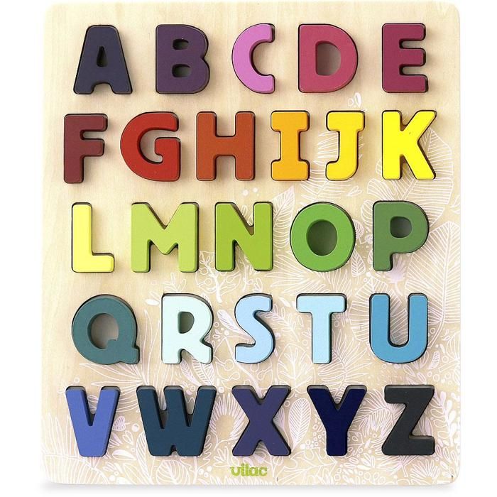Puzzle ABC Alphabet à encastrer - Vilac - Sous la Canopée - Enfant - 18 mois et plus Puzzle ABC Alphabet à encastrer - Vilac - Sous la Canopée - Enfant - 18 mois et plus