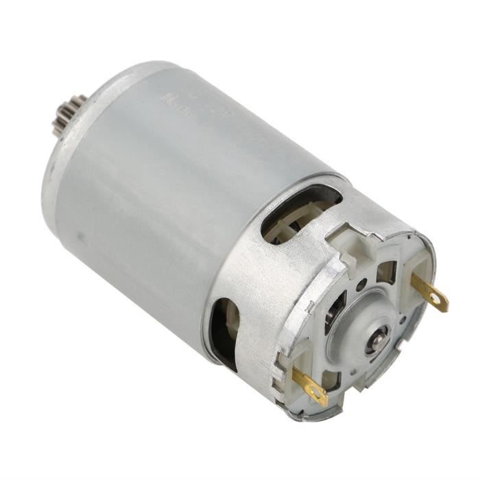 Moteur électrique RS390 12 Dents 6V/12V – Puissant Pour Perceuse, Poussette, Voiture Jouet Et Bricolage
