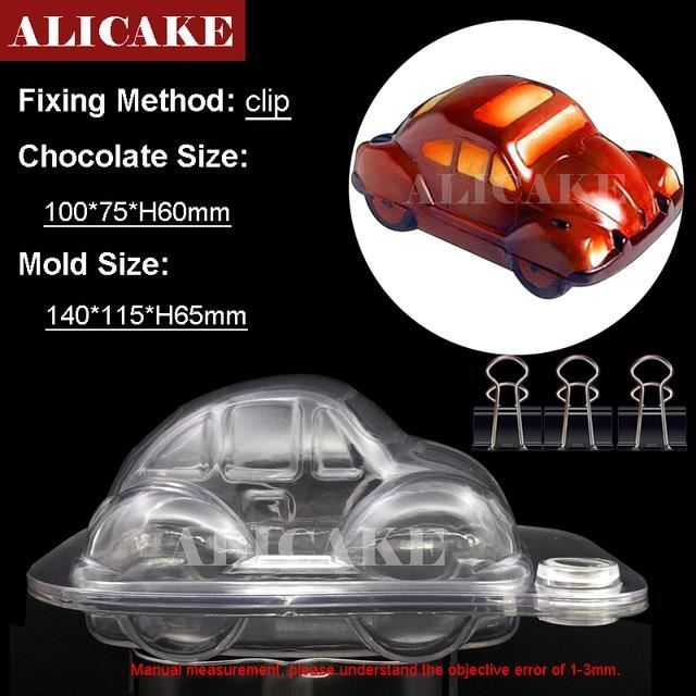 Moule à Chocolat En Polycarbonate Rectangulaire 3D - 14,5x28x2,5 Cm, Forme Lapin, Pour Pâtisserie, Bonbons, Glaçage