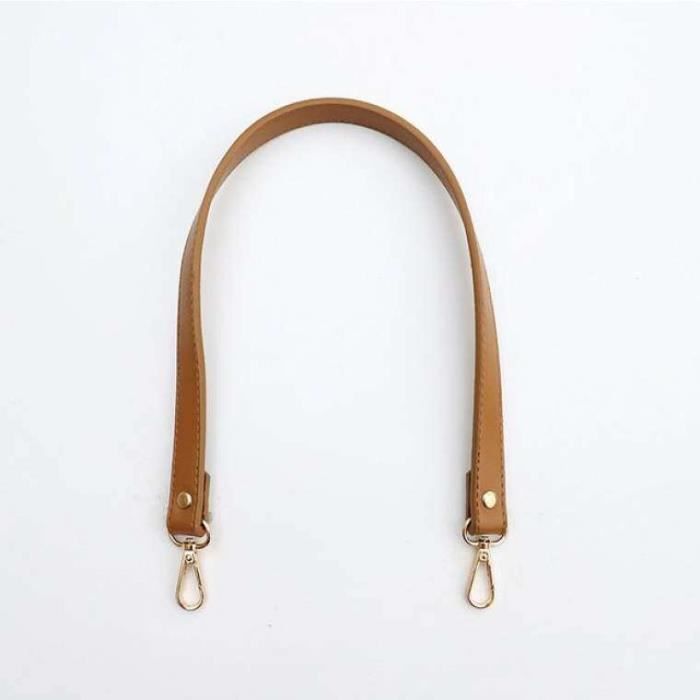 Sangle Bandoulière Réglable AOZUO Cuir Synthétique 85-150cm Avec Boucle Argentée