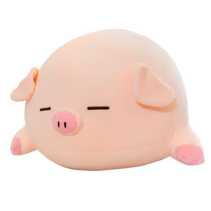 ISAKEN Ange Cochon en Peluche,Cochon en Peluche poupée,Cochon en Peluche Oreiller en Coton,Cochon en Peluche Poupée Poupée Coussin en Coton pour Enfants Cadeau de Vacances