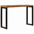 Table Console Extensible Table D Appoint Table D Entree Contemporain 120x35x76 Cm Bois De Recuperation Solide Et Acier Achat Vente Console Extensible Table Console Extensible Cdiscount
