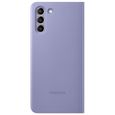 Smart Clear View Cover S21 Plus Violet-1