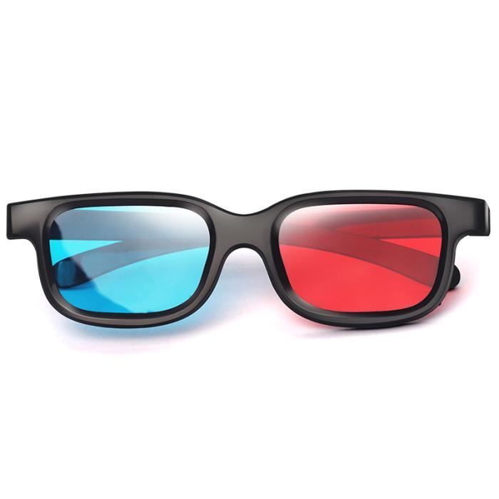3D Lunettes anaglyphes pour TV ou de jeux PC Rouge Bleu 3D Verres avec Technologie anaglyphen Cdiscount TV Son Photo