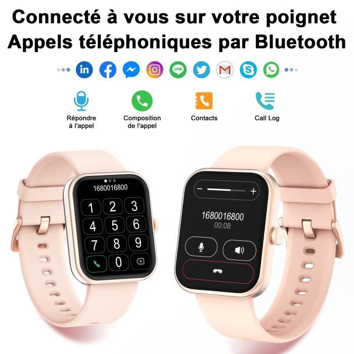 Montre Connectée Senbono S08 Ip68 Montre Connectée Sport MyPhone