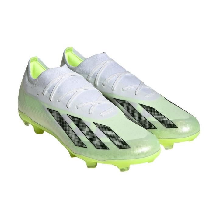 Chaussures ADIDAS X Crazyfast.2 Fg Blanc Vert Homme Adulte