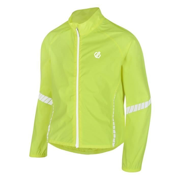Veste de velo pour garcon Regatta Jaune fluo Impermeable et respirante 100 polyester Cdiscount Sport