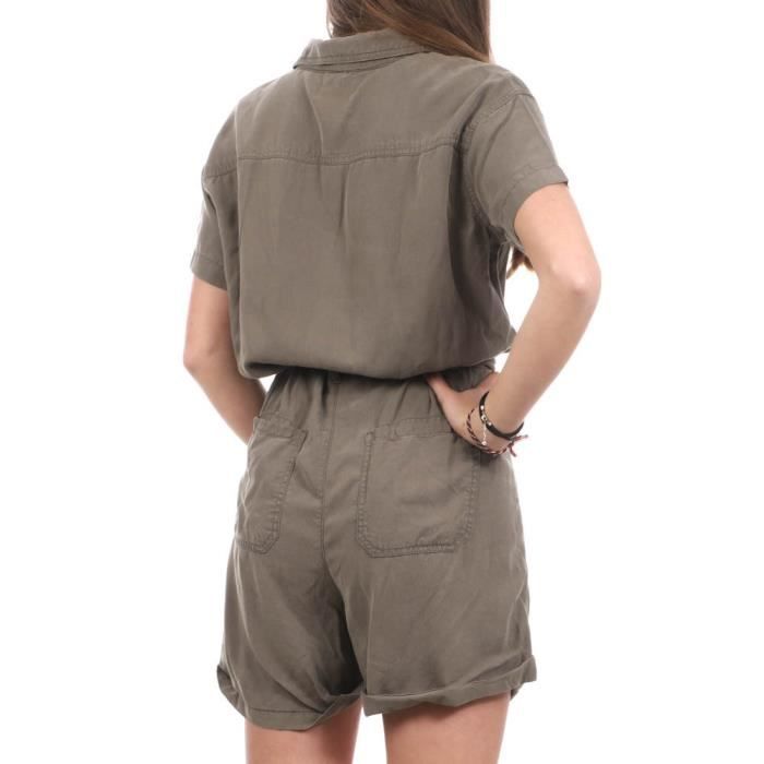 Combi short store kaki femme