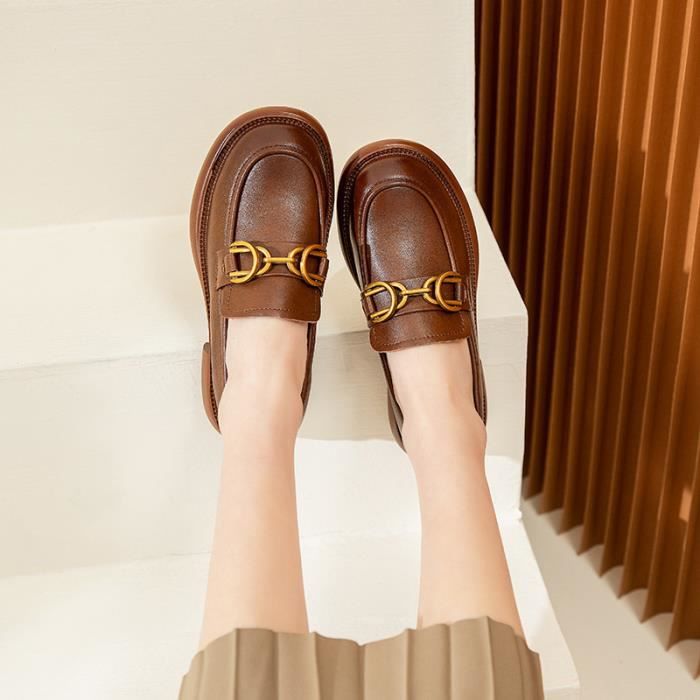 Mocassin femme couleur store