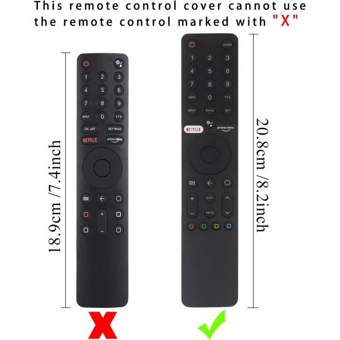 Coque Housse Telecommande Silicone Compatible Avec Xiaomi Mi Tv P1-P1E ...