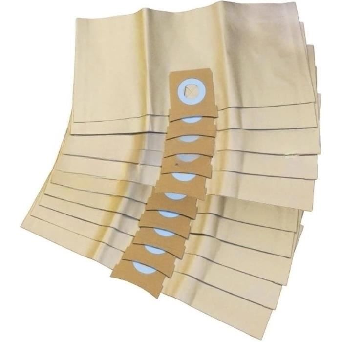 Sacchetti Carta Antipolvere Per Aspirapolvere Titan 16L 20L 30L 40L – SPARES2GO (con Deodorante)