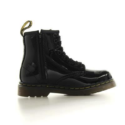 Bottes Doc Martens Delaney pour enfant en cuir noir pour fille