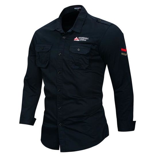 Chemise homme cuir 2025
