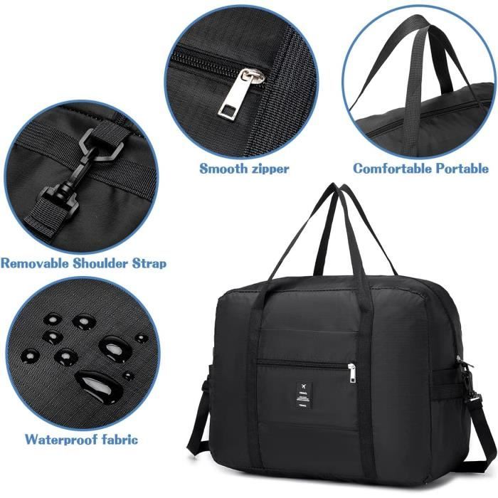 Valise Miswan Bagage Cabine 45x36x20 Easyjet Pliable Imperméable Léger