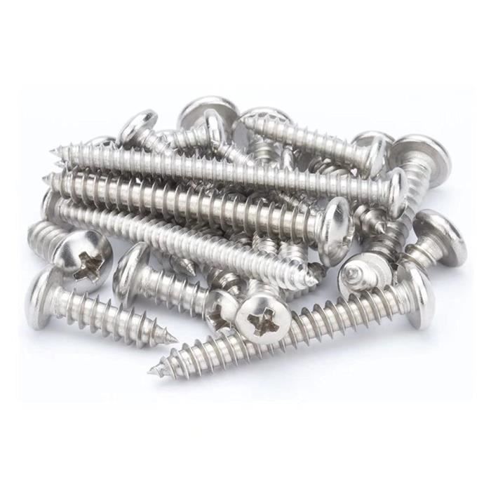 KSTOOLS - Assortiment De Vis Auto-taraudeuses à Tête Ronde, 550 Pcs 970 0420 83375675