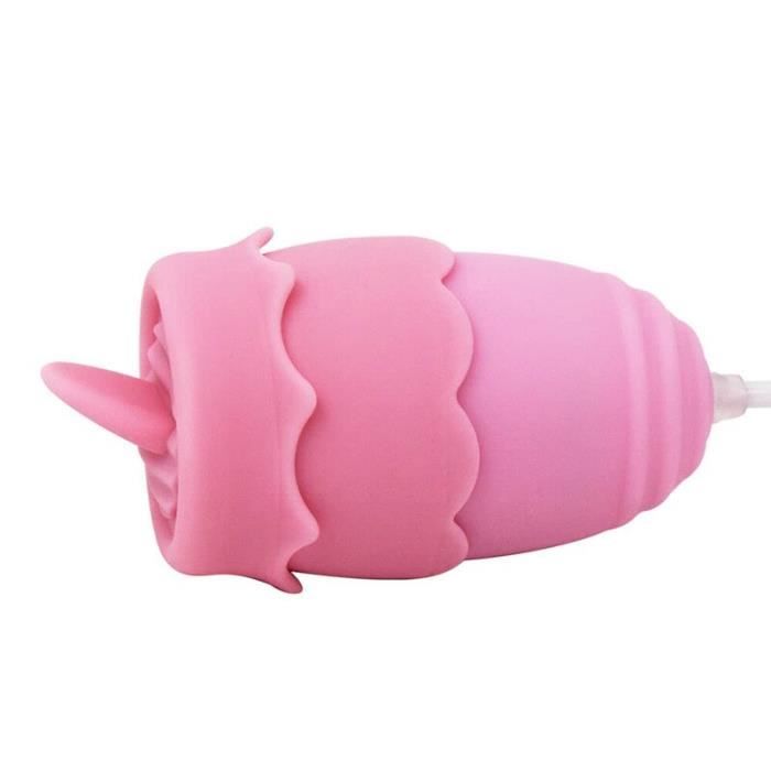 Sextoy,Jouet sexuel Double oeuf vibrant,chargeur USB,léchage de  langue,vibrateur Mini Av pour femme,Masturbation - Type Pink