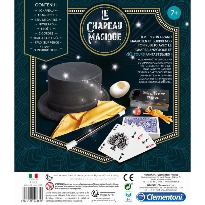Coffret de magie Clementoni - Mes Tours de Magie - Cartes Magiques