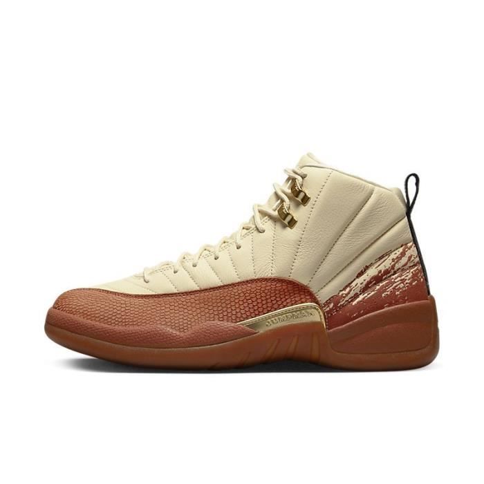 Basket Air Jordan 12 Retro Low AUTREMENT Brun Lacets Cuir Brun Cdiscount Chaussures