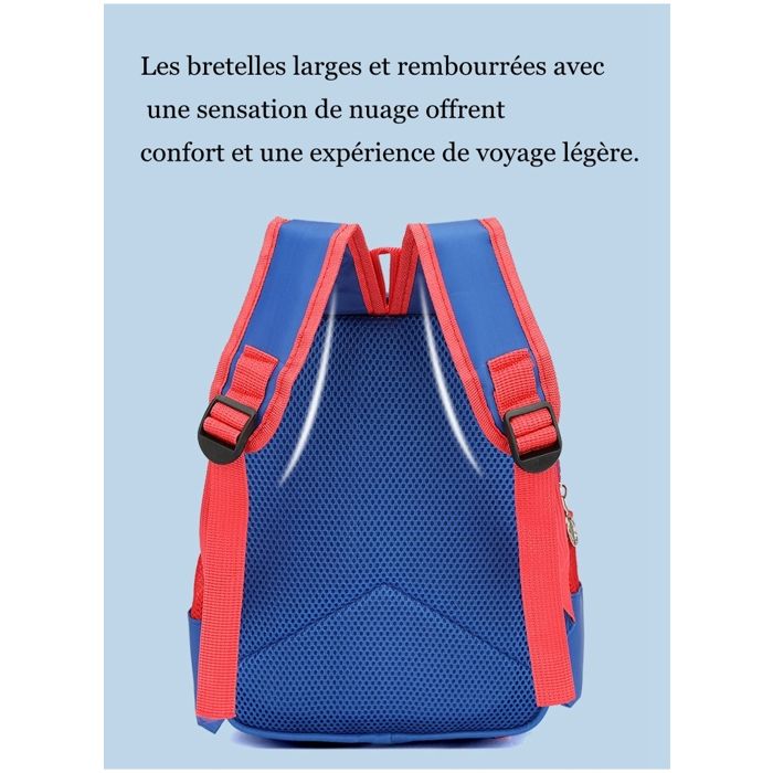 Sac à Dos Enfant 1-3 Ans En Forme De Lapin - Taille 28x23x10 Cm, Toile - Cadeau Mignon Pour Maternelle Et Sorties - 12