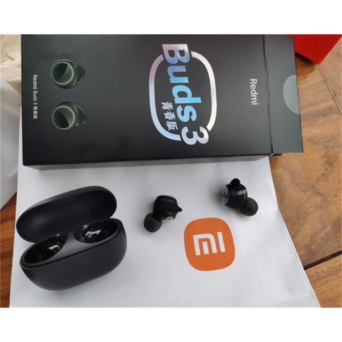 Xiaomi Redmi Buds 3 Lite Écouteurs sans Fil Bluetooth 5.2, Écouteurs sans  Fil, 18 Heures de Batterie, Contrôle Tactile réduction du Bruit, Résistance  à La Poussière et à l'eau, Noir : 