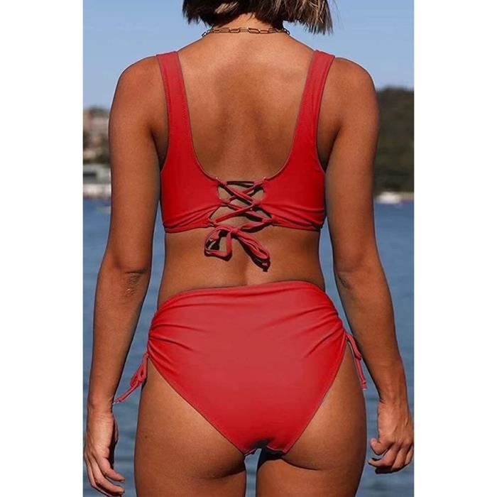 Maillot de bain rouge sexy online