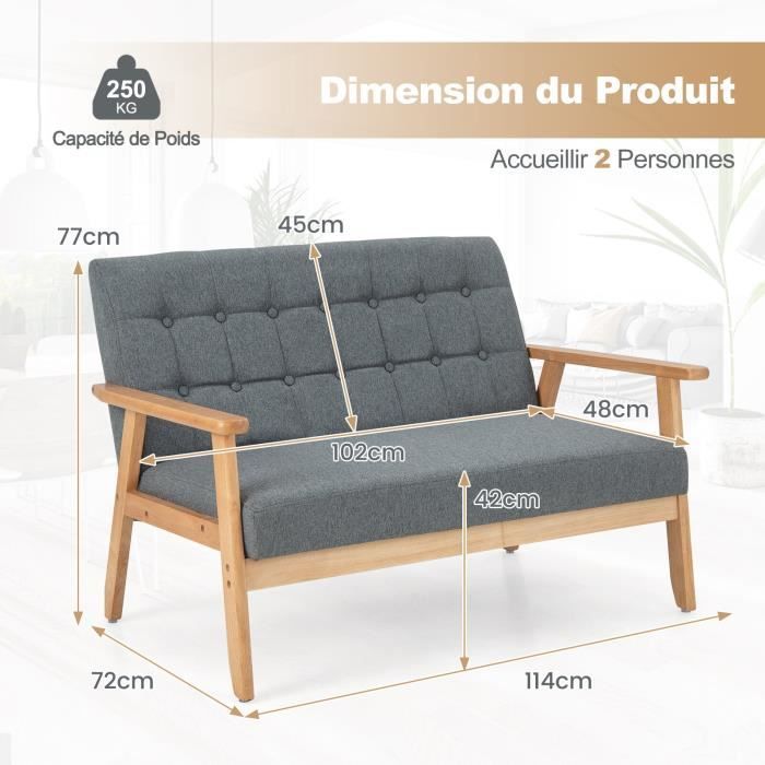 Location Canapé ivalo beige 2 places - Alive Catalogue