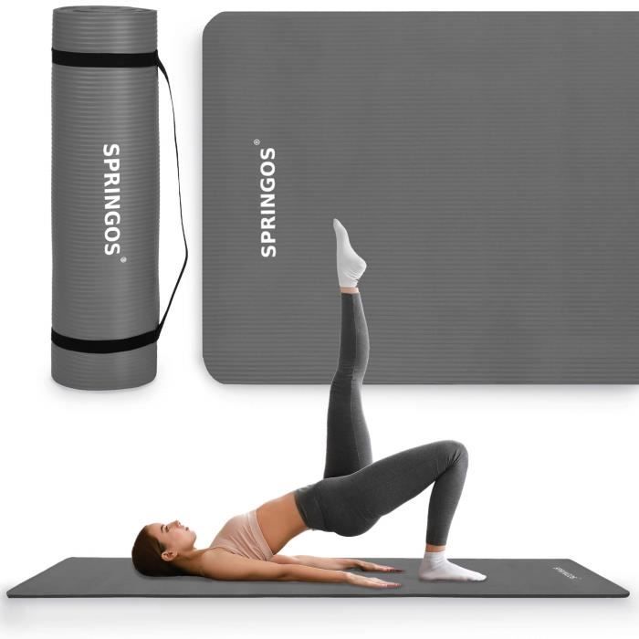 Good Nite Tapis De Yoga Antidérapant 183 X 61 X 0,6 Cm - Tapis Fitness Pilates Avec Sangle De Transport - 12 Couleurs