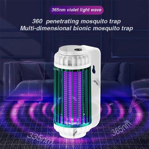 Lampe Anti Moustique Rechargeable USB - Mini Piège à Insectes UV Portable Avec LED Pour Camping, Jardin Et Terrasse