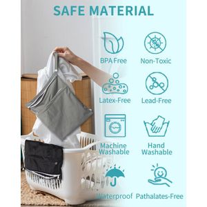 2 Sacs Humides Étanches CENCERY 30x40cm - Pour Linge Sale, Maillot De Bain - Voyage, Piscine