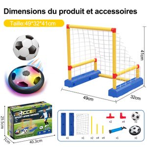 Disque interactif en plastique pour enfants, ballon de football flottant à LED, jouet de soccer en lévitation, équipement d'entraînement de football américain