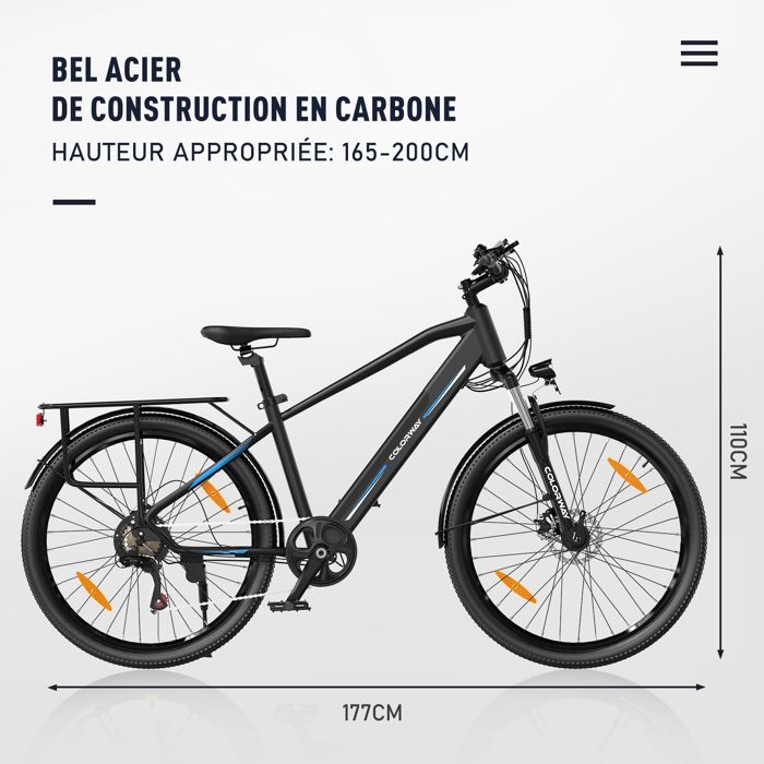 COLORWAY Vélo Électrique 26