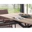 Table De Salle A Manger Design Plateau En Mdf Decor Chene Vintage