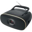 Boombox - MUSE - RADIO CD VINTAGE - Lecteur de CD - Tuner radio analogique - Haut-parleur intégré-0