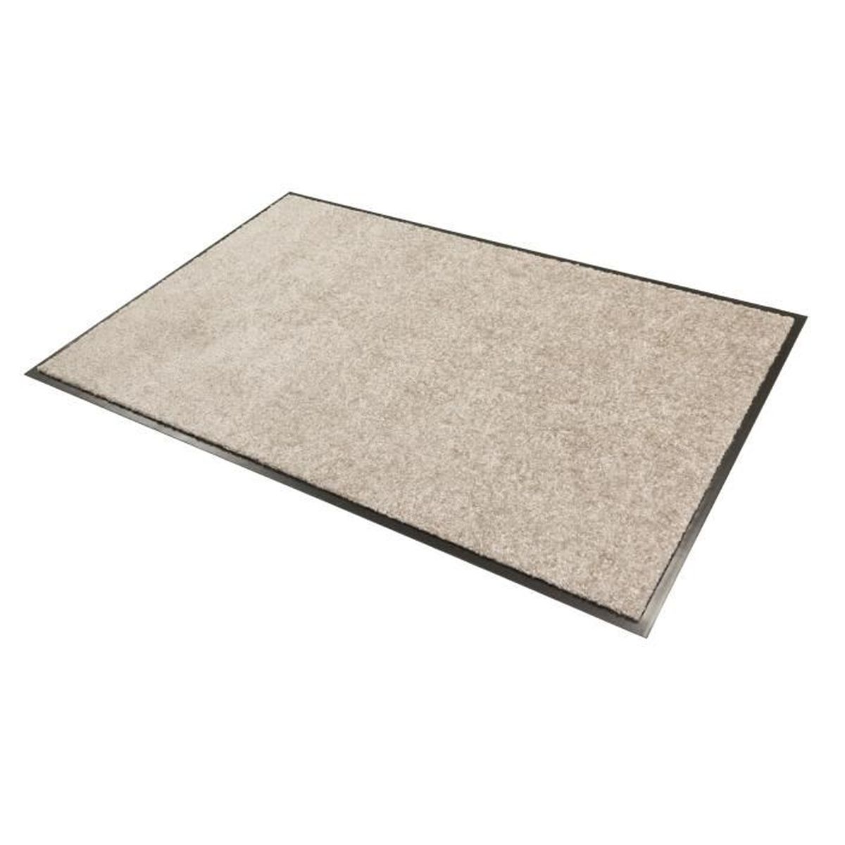 tapis d entree interieur et exterieur 60x90 cm tapis antiderapant anti poussiere paillasson d entree et exterieur perle cdiscount maison