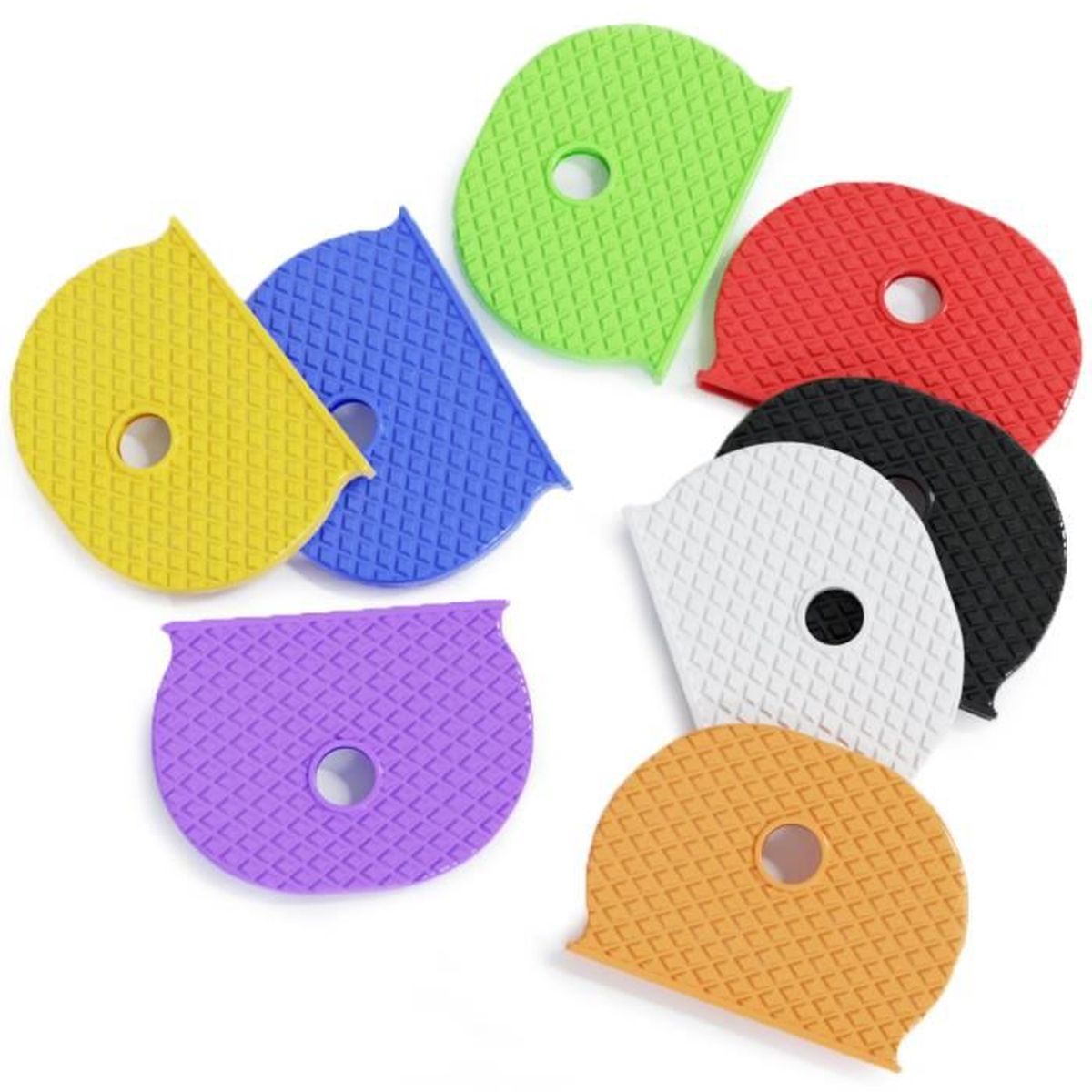 Capuchons De Clés Colorés, 32 Pièces Capuchons De Clés Colorés Anneaux