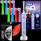 Brosse à dents électrique enfant - Oral-B - Vitality Pro 103 Frozen - rechargeable - 8 brossettes - 3 ans+