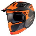 Casque moto cross simple ecran transformable avec mentonniere amovible MT Helmets Streetfighter Sv Totem B4 (Ece 22.06)