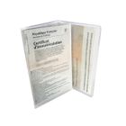 Etui carte grise - SURDISCOUNT - 3 volets - Cristal transparent - Fabrication française - Pratique