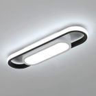 DELIPOP Plafonnier LED Moderne, Luminaire LED pour Chambre Couloir, 24W, 2400 Lumen, 6000K Lumière Blanche, Taille: L40*W12*H5 CM