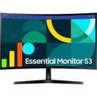 Ecran PC Incurvé - SAMSUNG - 27" - FHD - 100Hz - Dalle VA - 4ms - LS27D366GAUXEN