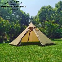 Tente Dakota idale ultralégère pour camping en plein air,tipi,grande tente sans tige,randonnée,abri AwO2,3-4[C221525438]