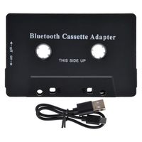 Cocosity Adaptateur de lecteur de cassettes sans fil pour voiture Convertisseur de récepteur de cassettes Bluetooth pour voiture av