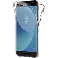 Coque Samsung Galaxy J3 2017 J330 -Housse Gel TPU Intégrale Transparent Protection Avant Arrière Silicone Phonillico®
