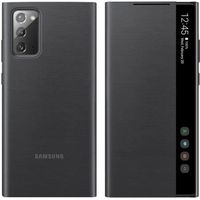 Étui Samsung Galaxy Note 20 Translucide Tactile Clear View Original Noir