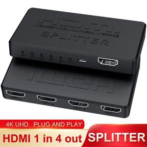 Répartiteur HDMI 1 Entrée 2 Sorties – Support 2K/1080p à 60Hz, Plug And Play, Pour Dupliquer L'écran